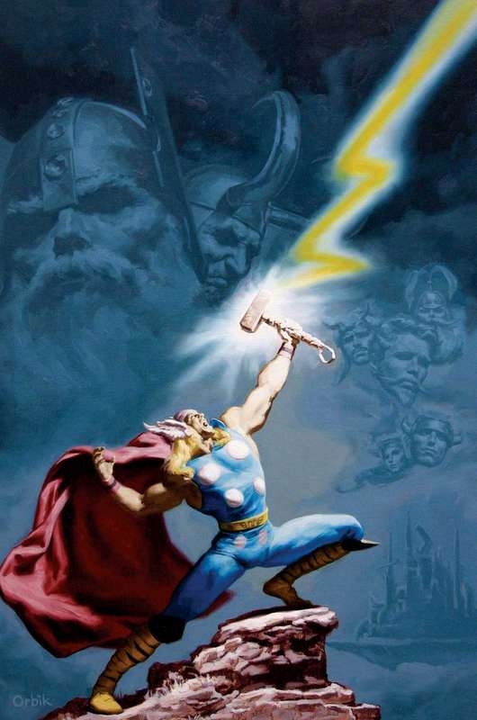 Thor Cover, Glen Orbik Comic Art